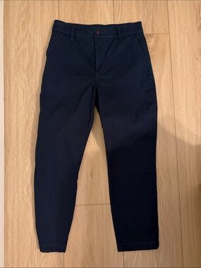 Abercrombie and Fitch Navy Chino Pants
